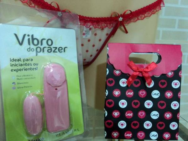 KIT CALCINHA VIBRO BULLET DO PRAZER